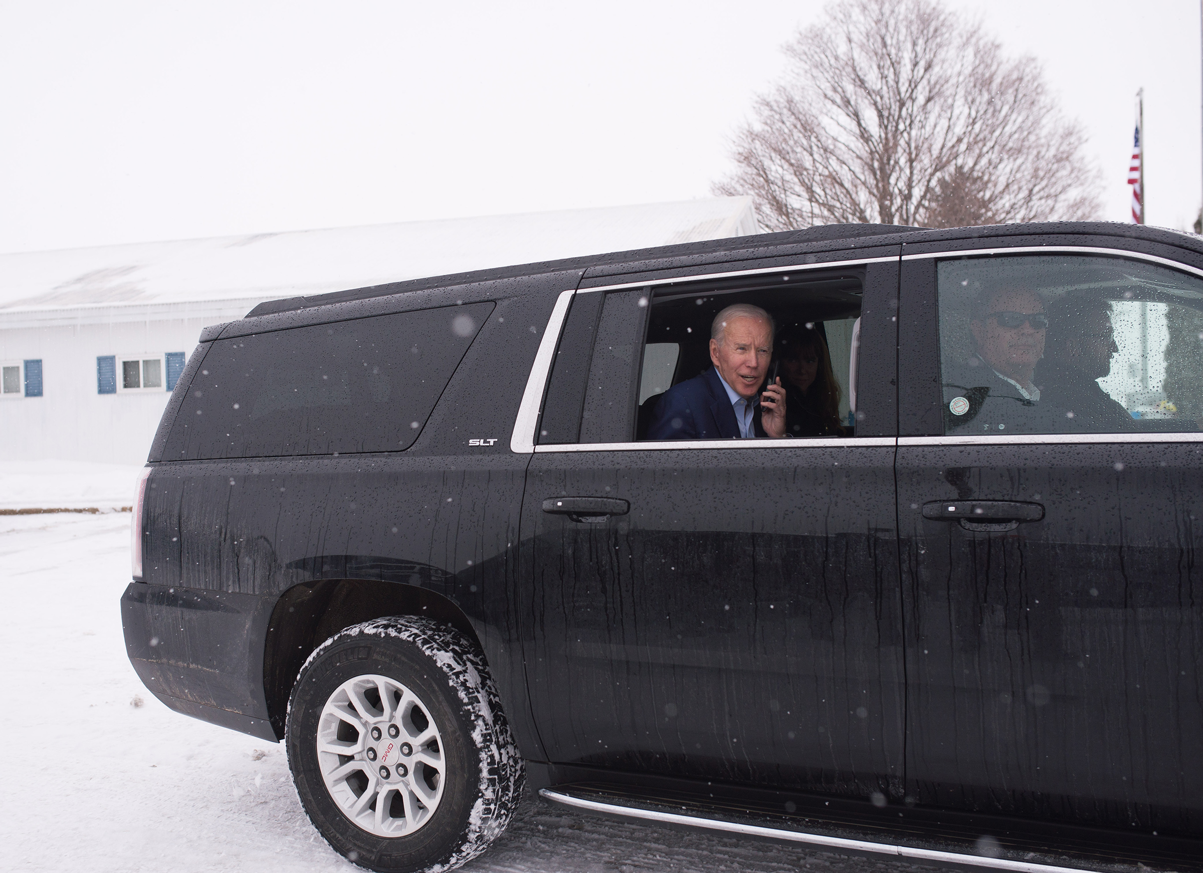 Former Vice President Joe Biden on the campaign trail in Osage, Iowa, on Jan. 22. (September Dawn Bottoms for TIME)