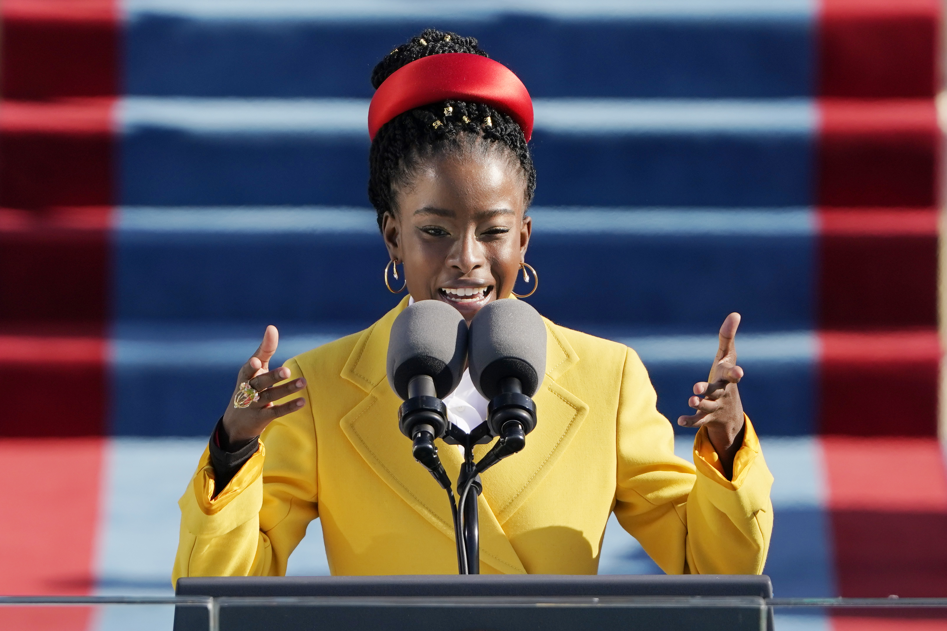 National Youth Poet Laureate Amanda Gorman delivered a stirring performance during Biden's inauguration (Getty Images—2021 Getty Images)