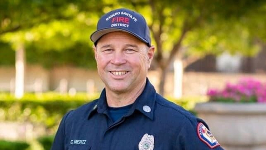 W. Chris Mertz (Courtesy Rancho Santa Fe Fire Protection District)