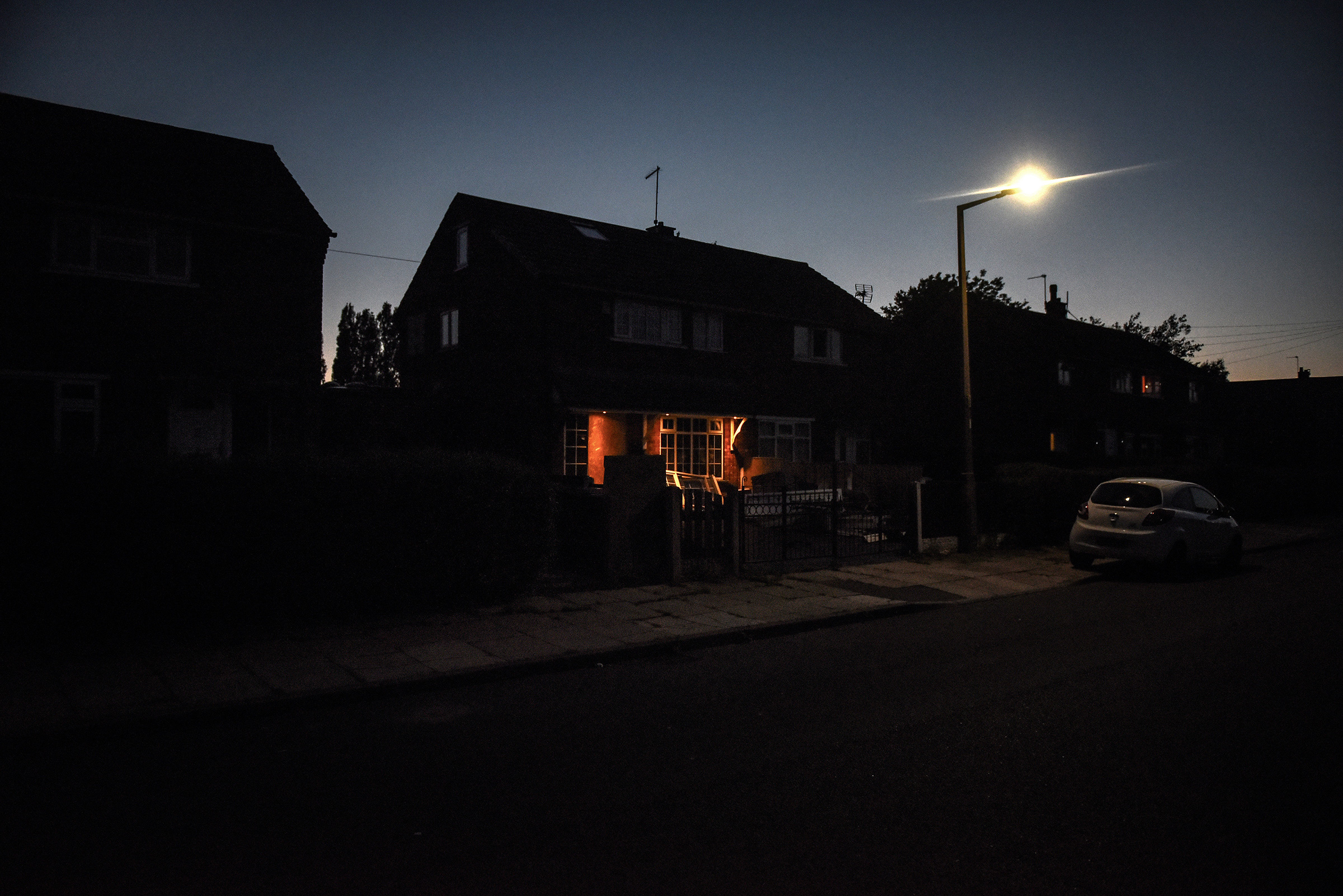 The house where Amy-Leanne Stringfellow, 26, was killed on June 5, in Balby, England, photographed on June 21, 2020. (Mary Turner—The New York Times/Redux)