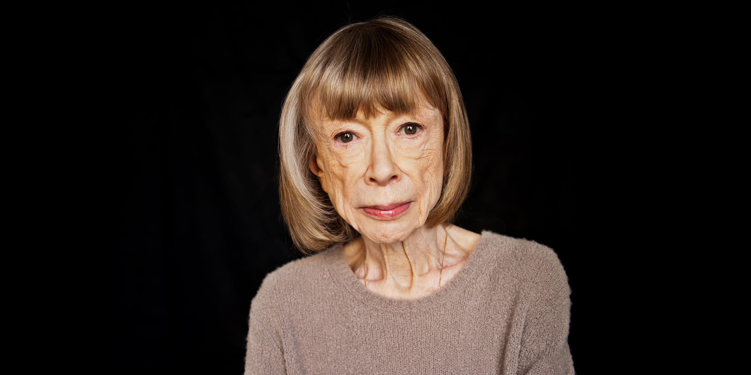 Joan Didion photographed in New York City, on Aug. 30, 2011.