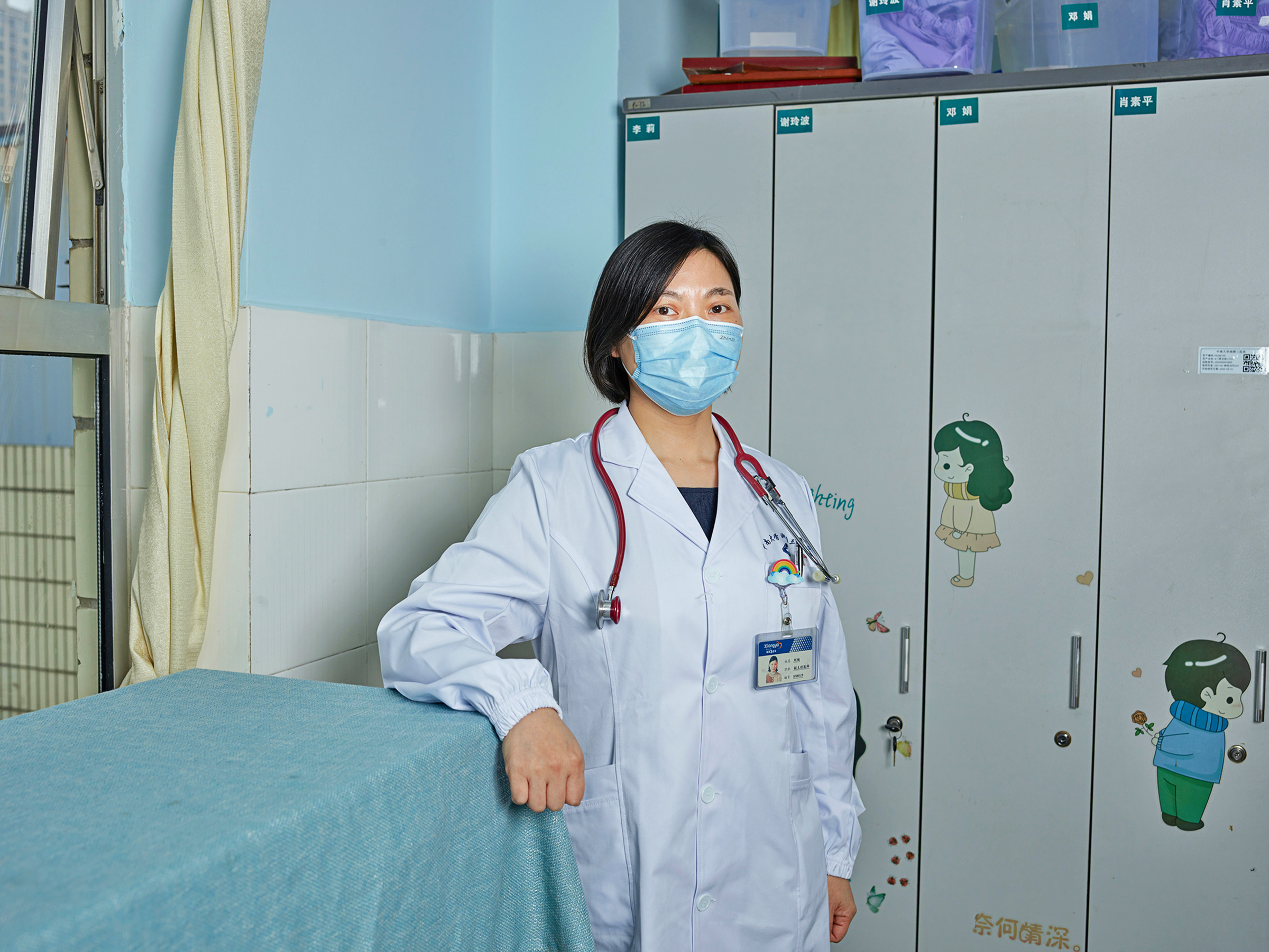 Portrait of Dr. Liu Chun at Hunan Xiangya Hospital in Changsha, China, on Dec. 1, 2020 (Ronghui Chen for TIME)