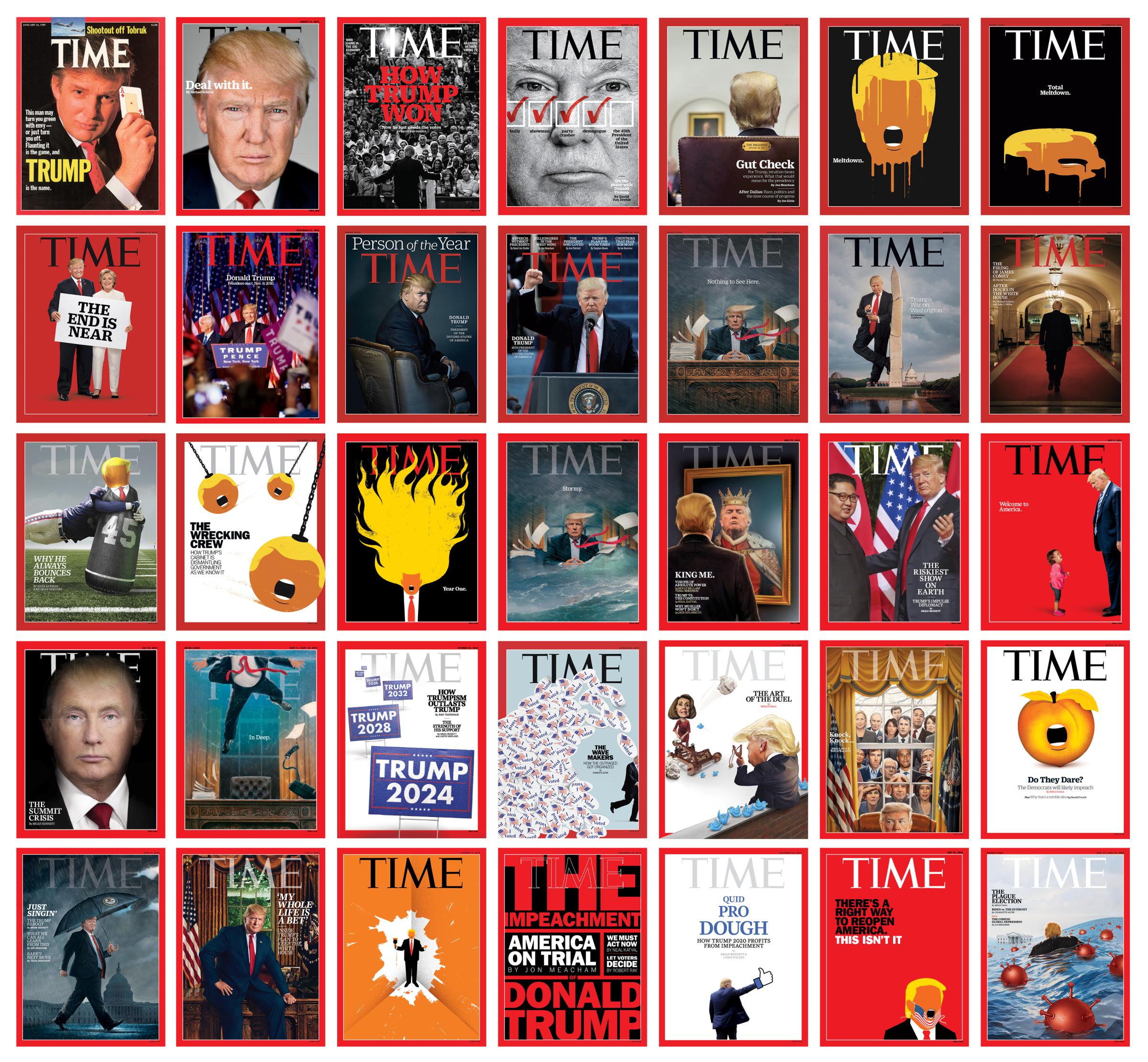 Donald Trump Time Magazine covers