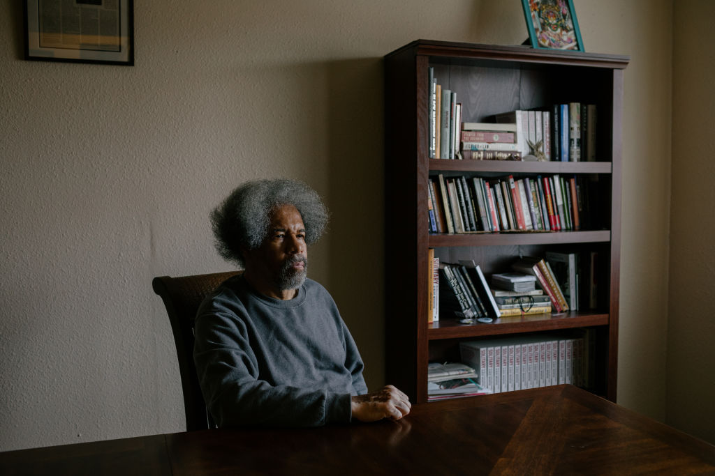 NEW ORLEANS, LOUISIANA, USA - MARCH 9, 2020
                      
                      Albert Woodfox at his home in New Orleans, La. A member of the Angola 3, a group of three men who were wrongfully accused of murder, and sentenced to solitary confinement for 44 years. Woodfox was freed from prison in February, 2016. (The Washington Post via Getty Images)
