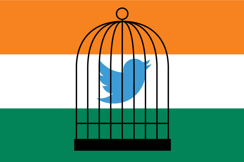 Stock Tech Illustration Twitter cage