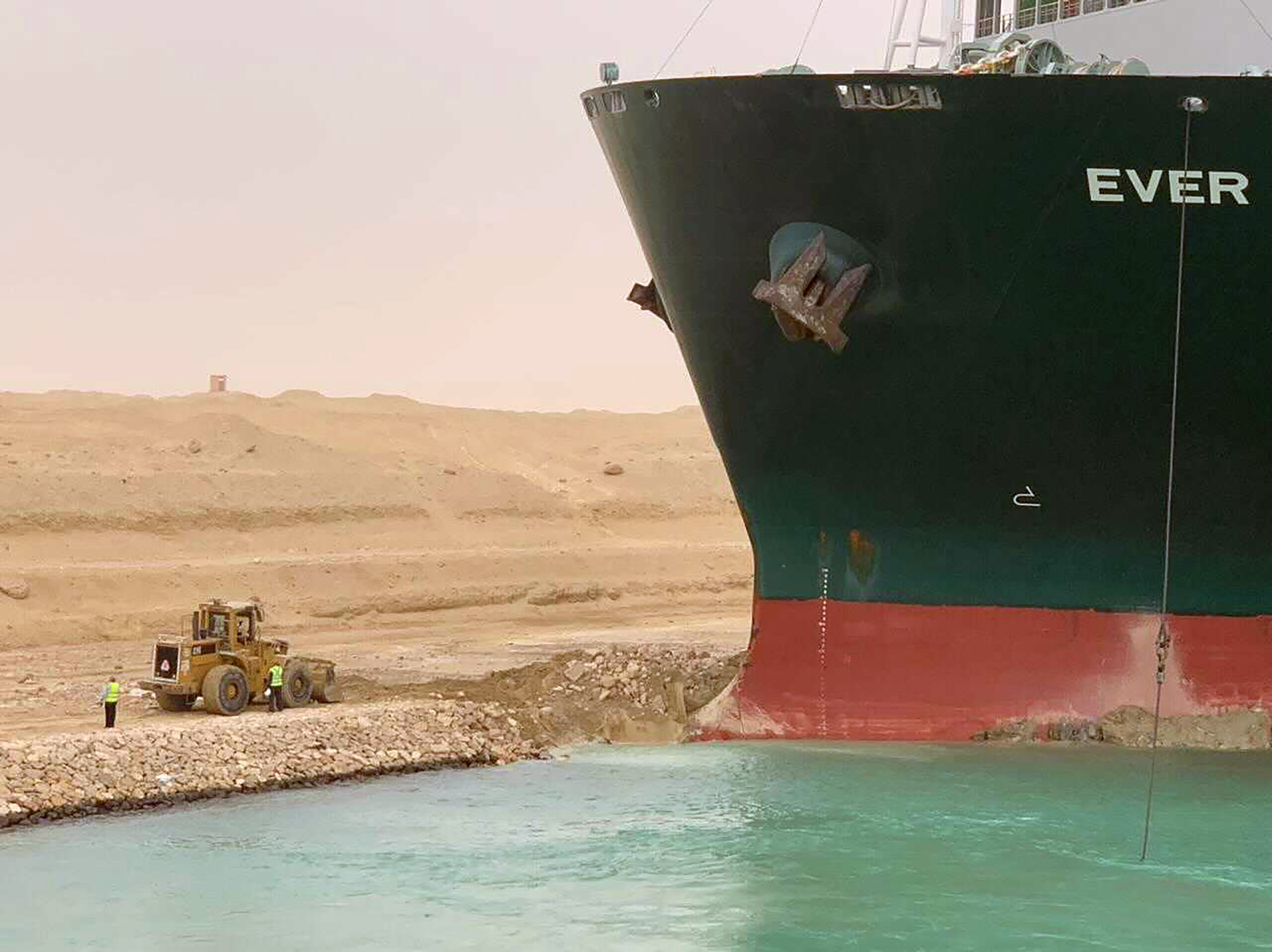 A Massive Cargo Ship Stuck in Egypt's Suez Canal Is Imperiling Shipping Worldwide