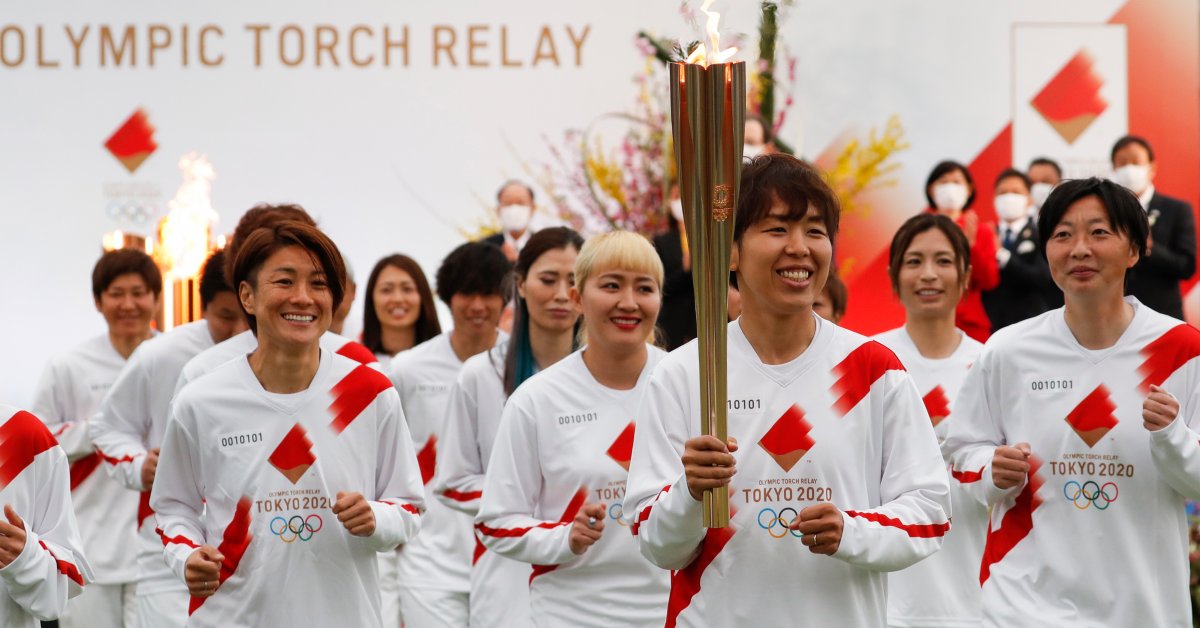 The  Tokyo Olympics Torch Relay Begins as Organizers Hope to Swing Public Opinion in Favor of the Games