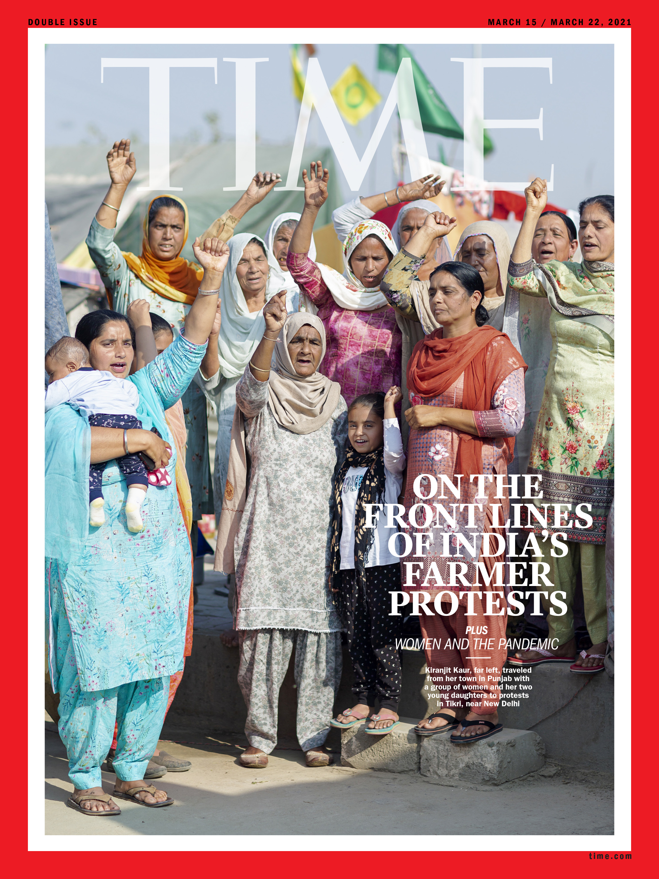 India's Farmers' protest Time Magazine Asia and SoPac cover 210315