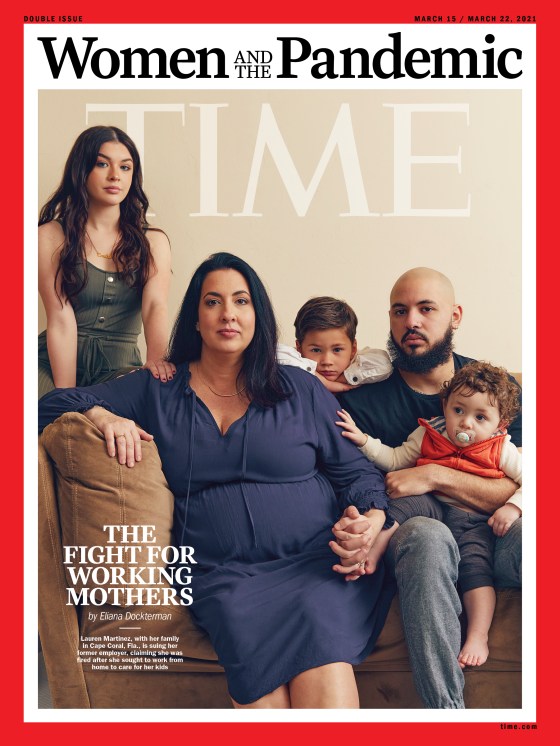 Women and the Pandemic Working Moms Time Magazine cover