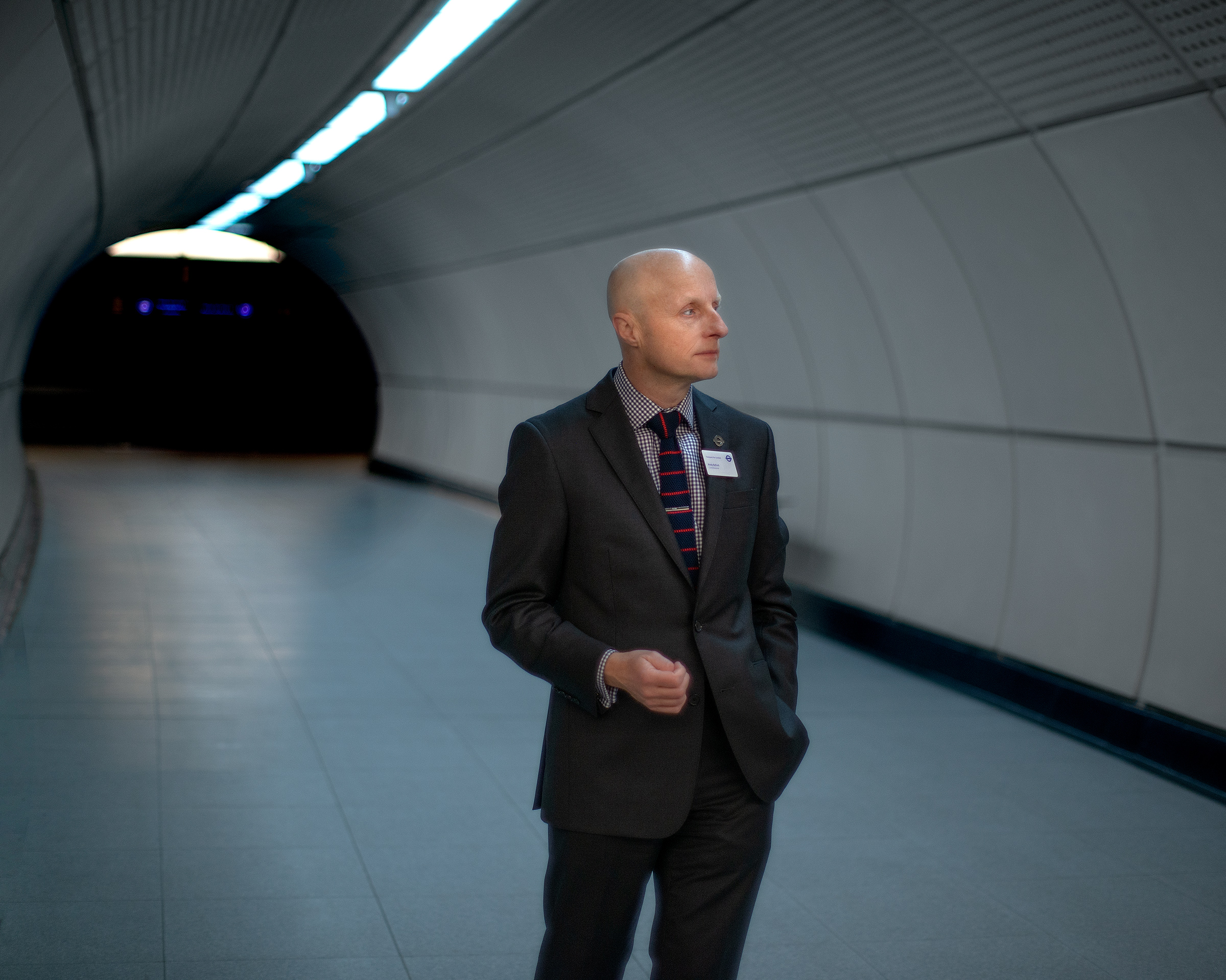 Byford’s first job was as a station foreman for Transport for London; now he’s the commissioner (Chris Dorley-Brown for TIME)
