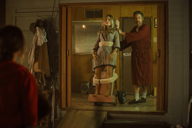 Herbert (Ray Romano) and his sex doll, Diane, in 'Made for Love' (John P. Johnson/HBO Max)