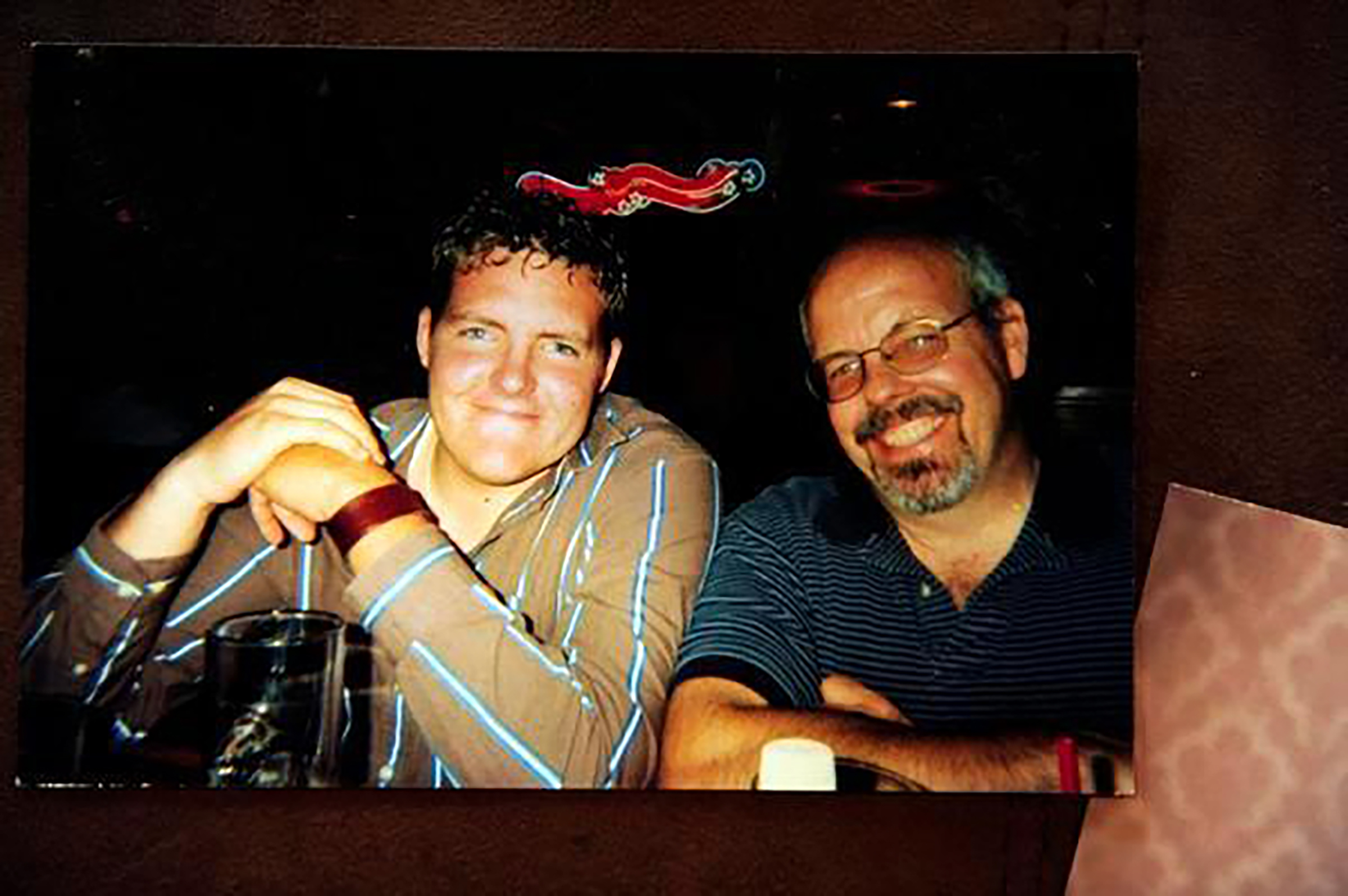 The author and his son Alex Sullivan (left) in Aurora, 2010 (Courtesy Megan Sullivan)