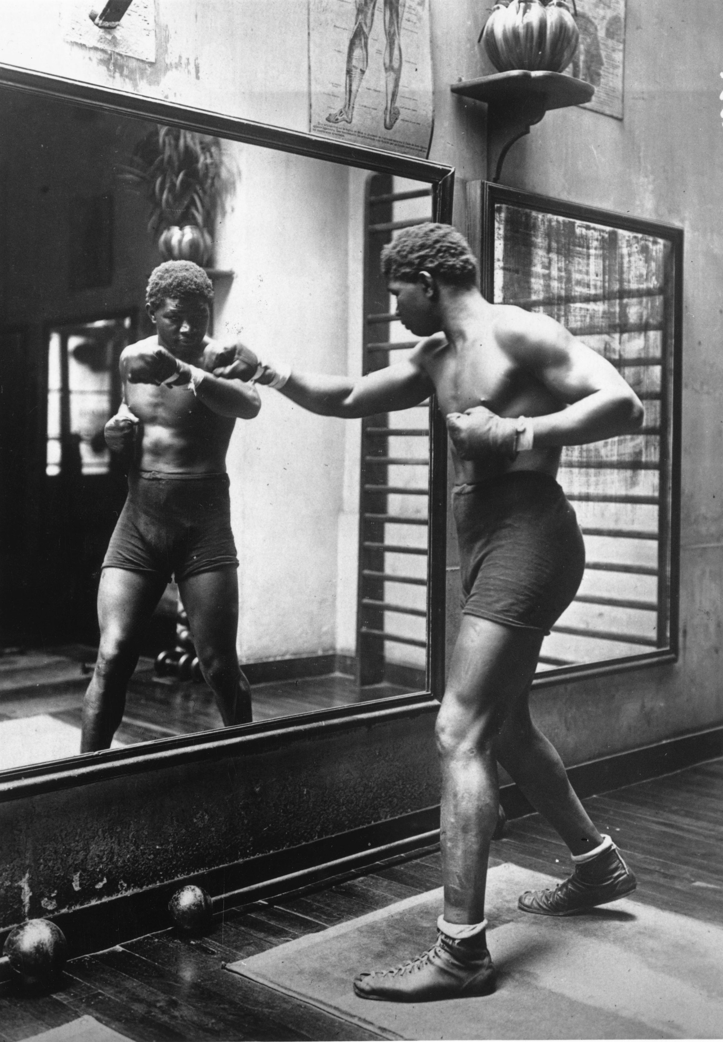 'Battling Siki' in training circa 1920. (Topical Press Agency/Getty Images)