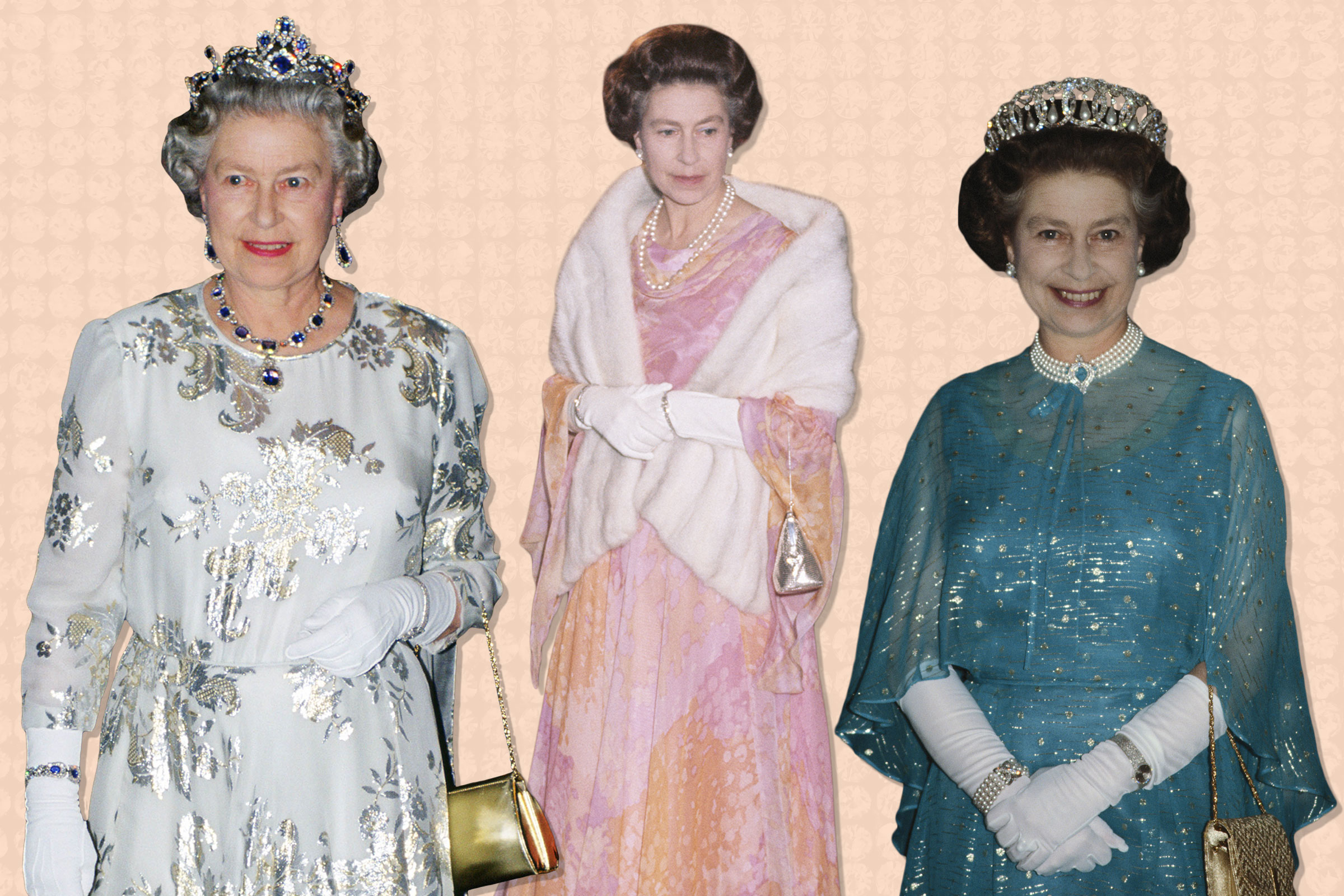 Queen Elizabeth II 1993; 1976; 1982 (Tim Graham Photo Library/Getty Images (2); Serge Lemoine—Getty Images; Getty Images)
