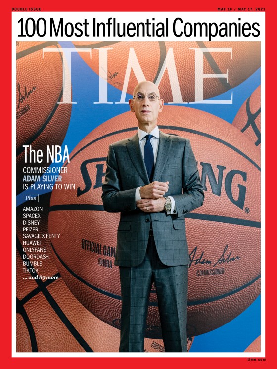 100 Most Influential Companies Time Magazine cover Adam Silver