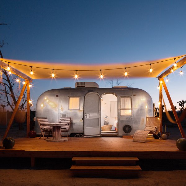 A home available on Airbnb in Joshua Tree, Calif.