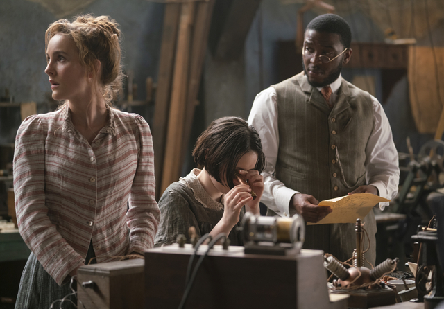 Ann Skelly, Viola Prettejohn and Zackary Momoh in 'The Nevers' (Keith Bernstein/HBO)