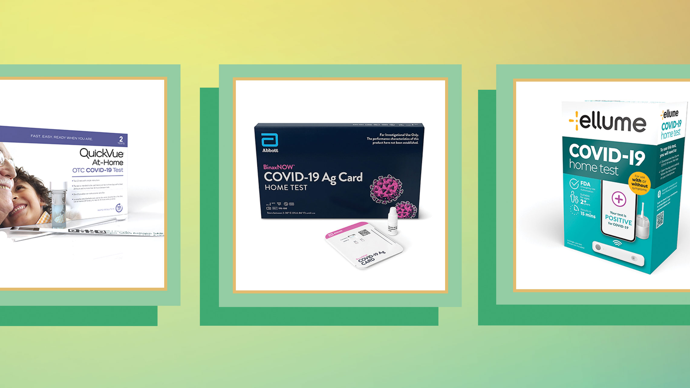 At-home over-the-counter COVID-19 tests will be available at retail stores without a prescription.