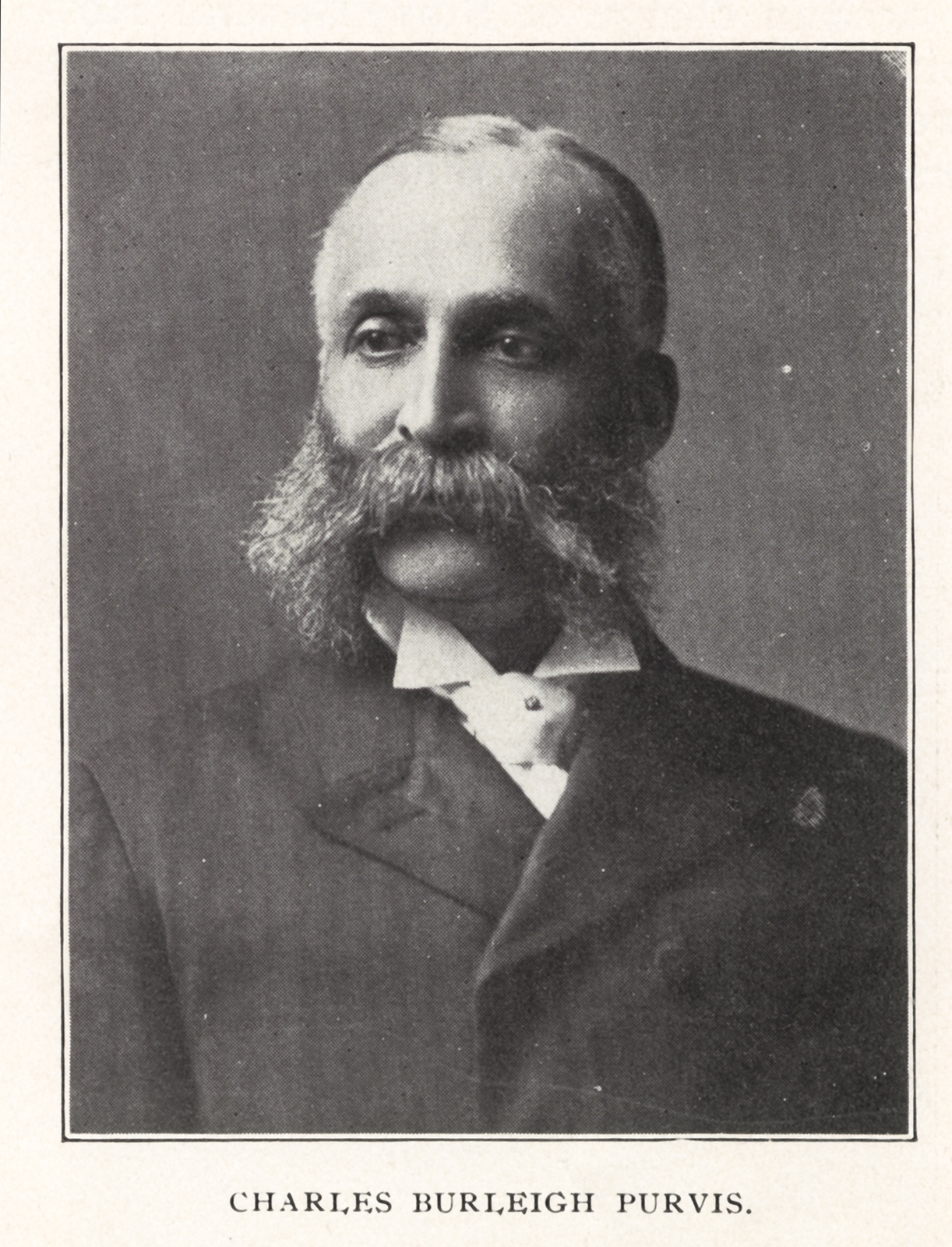 Portrait of Charles Burleigh Purvis, MD, ca. 1900.