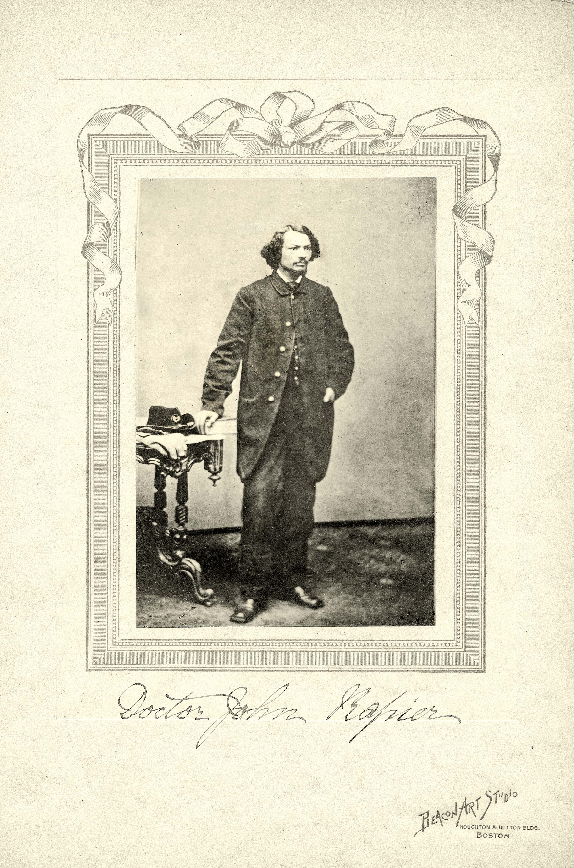 Portrait of John H. Rapier, Jr., c. 1864. (Annie Straith Jamieson Fonds/Western University Archives and Special Collections)