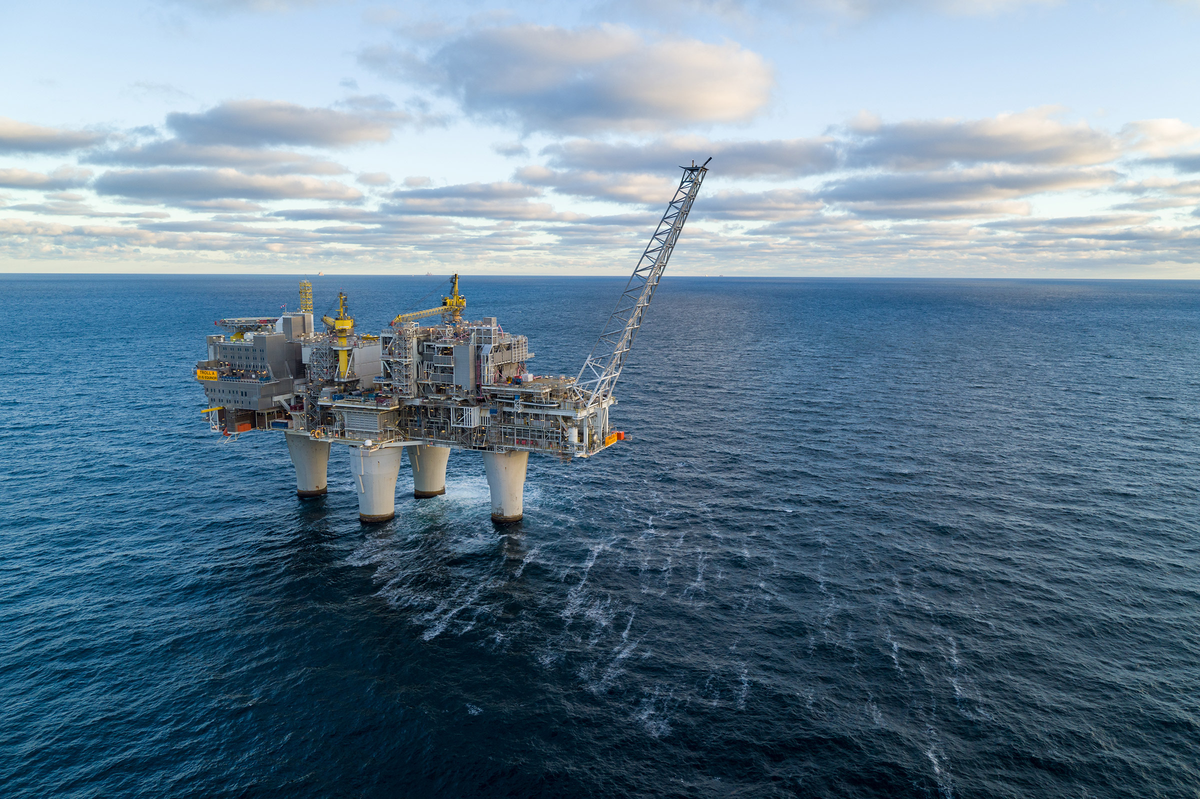 One of Equinor’s gas production sites, located off the coast of Norway (Courtesy Øyvind Gravås and Even Kleppa—Equinor)