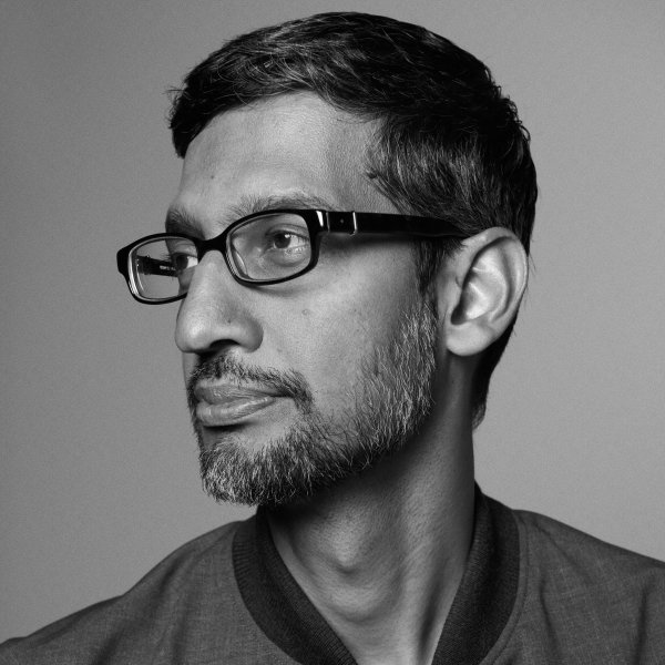 Sundar Pichai, CEO of Google, photographed at the Googleplex in Mountainview, Calif. on March 11, 2020.