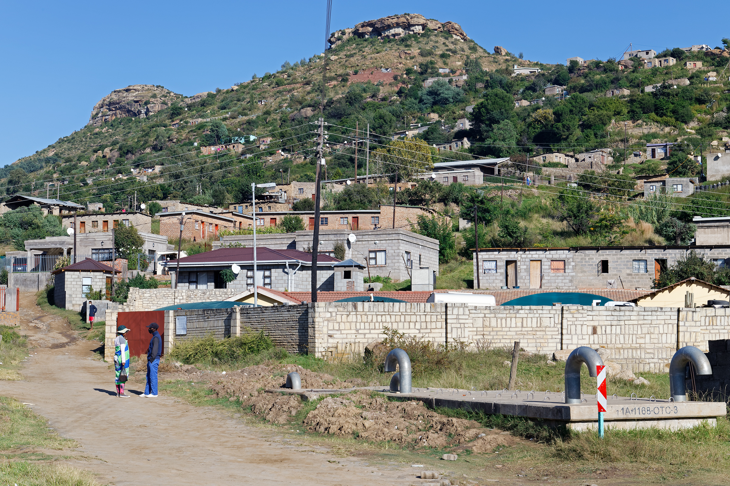 A scene from Maseru Lesotho