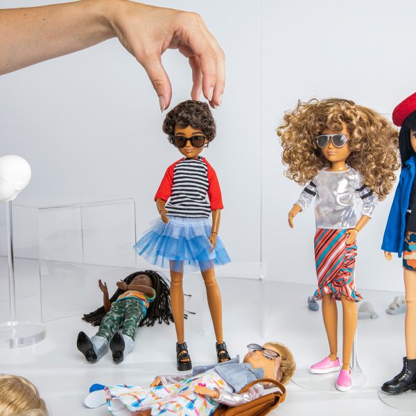 Mattel's Creatable World doll at Mattel's headquarters on September 5, 2019.