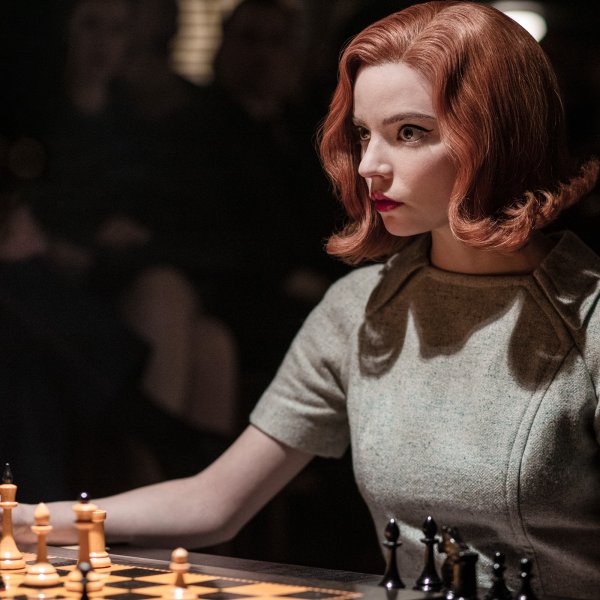 A still from  The Queen's Gambit,  which debuted on Netflix in 2020.