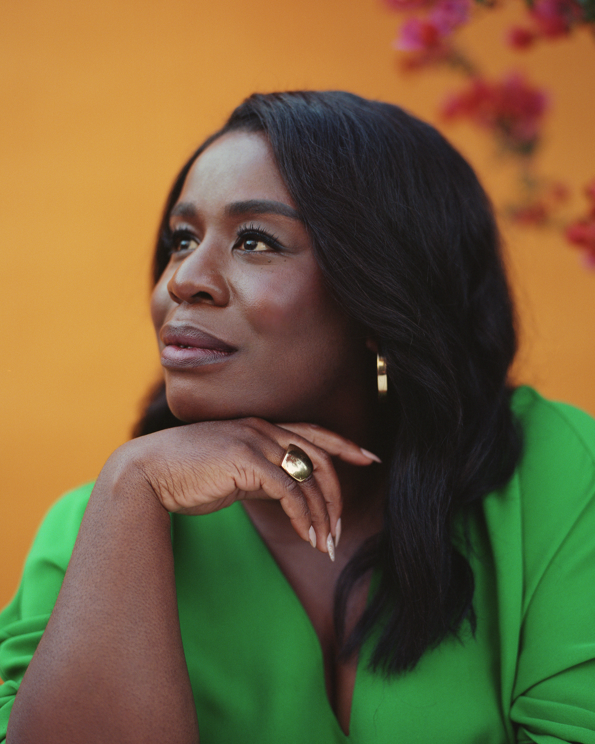 Actor Uzo Aduba opens up about grief, mental health and playing a psychologist in HBO's 'In Treatment.' (Erik Carter for TIME)