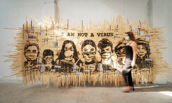 I Am Not A Virus artwork by Red Hong Yi