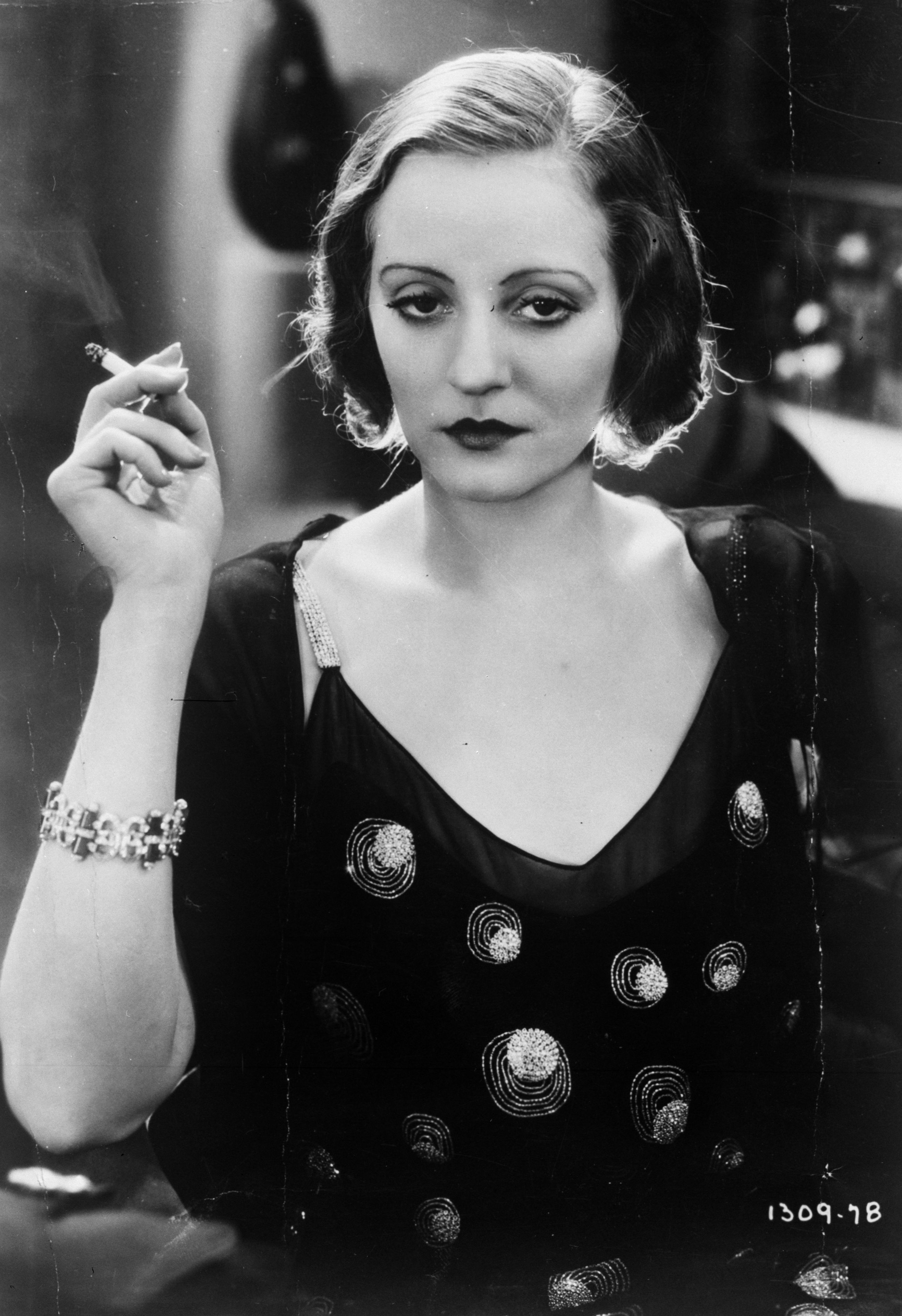 Tallulah Bankhead was said to partially inspire the animated version of Cruella de Vil. (General Photographic Agency/Getty Images)
