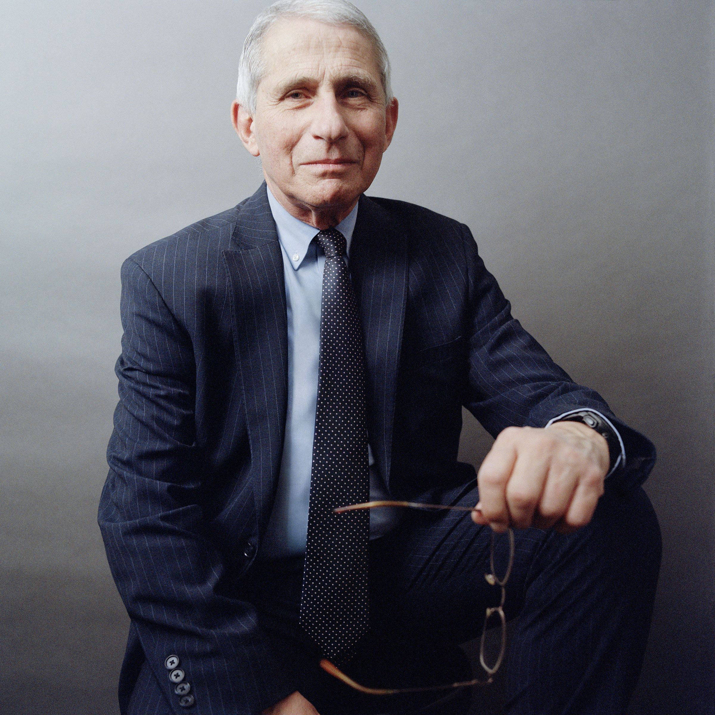Dr. Anthony Fauci, photographed in Bethesda, Md., on Dec. 4, 2020. (Jody Rogac for TIME)