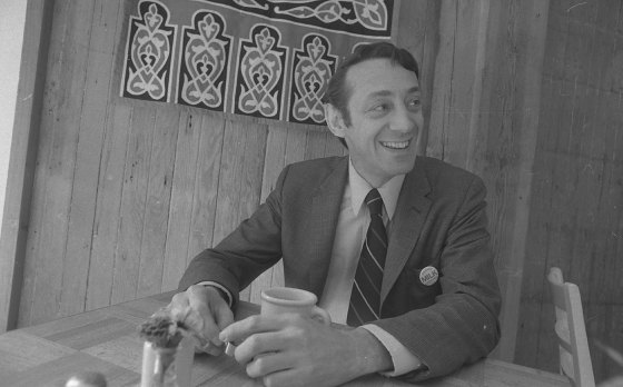 Harvey Milk during his campaign for S.F. Supervisor in 1975.