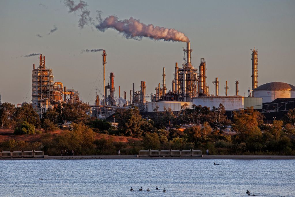 Phillips 66 oil refinery from Ken Malloy Harbor Regional Park, Wilmington, Calif. (Citizen of the Planet/Universal)