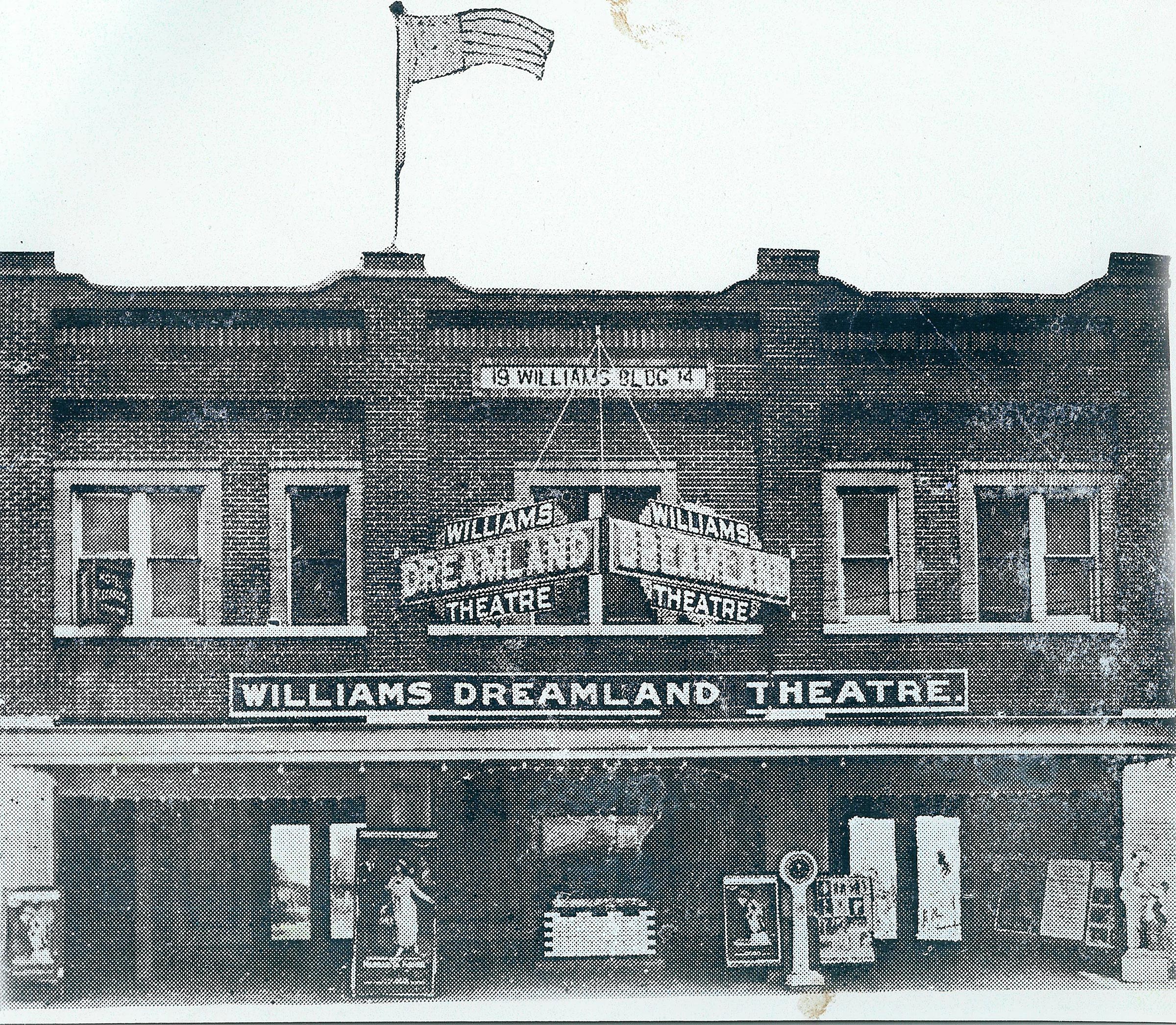 The Williams Dreamland Theatre in Tulsa, Okla., before it was destroyed during the Tulsa Race Massacre, in 1921.