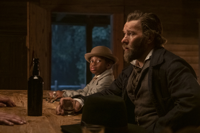 Chase W. Dillon and Joel Edgerton in 'The Underground Railroad' (Kyle Kaplan/Amazon Studios)
