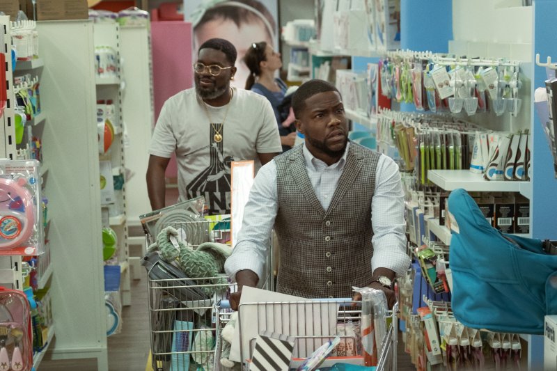 Lil Rel Howery and Kevin Hart in 'Fatherhood'