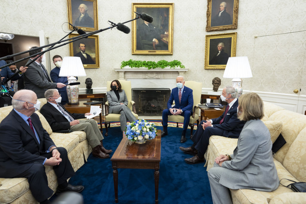 President Biden Meets With Senators On Infrastructure