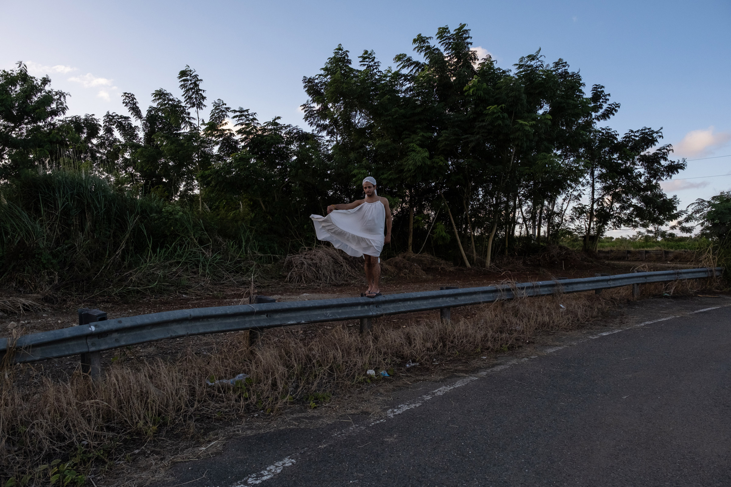 Gabi Grace, 21, poses for a portrait in Toa Baja, Puerto Rico. (Gabriella N. Báez—Magnum Foundation)