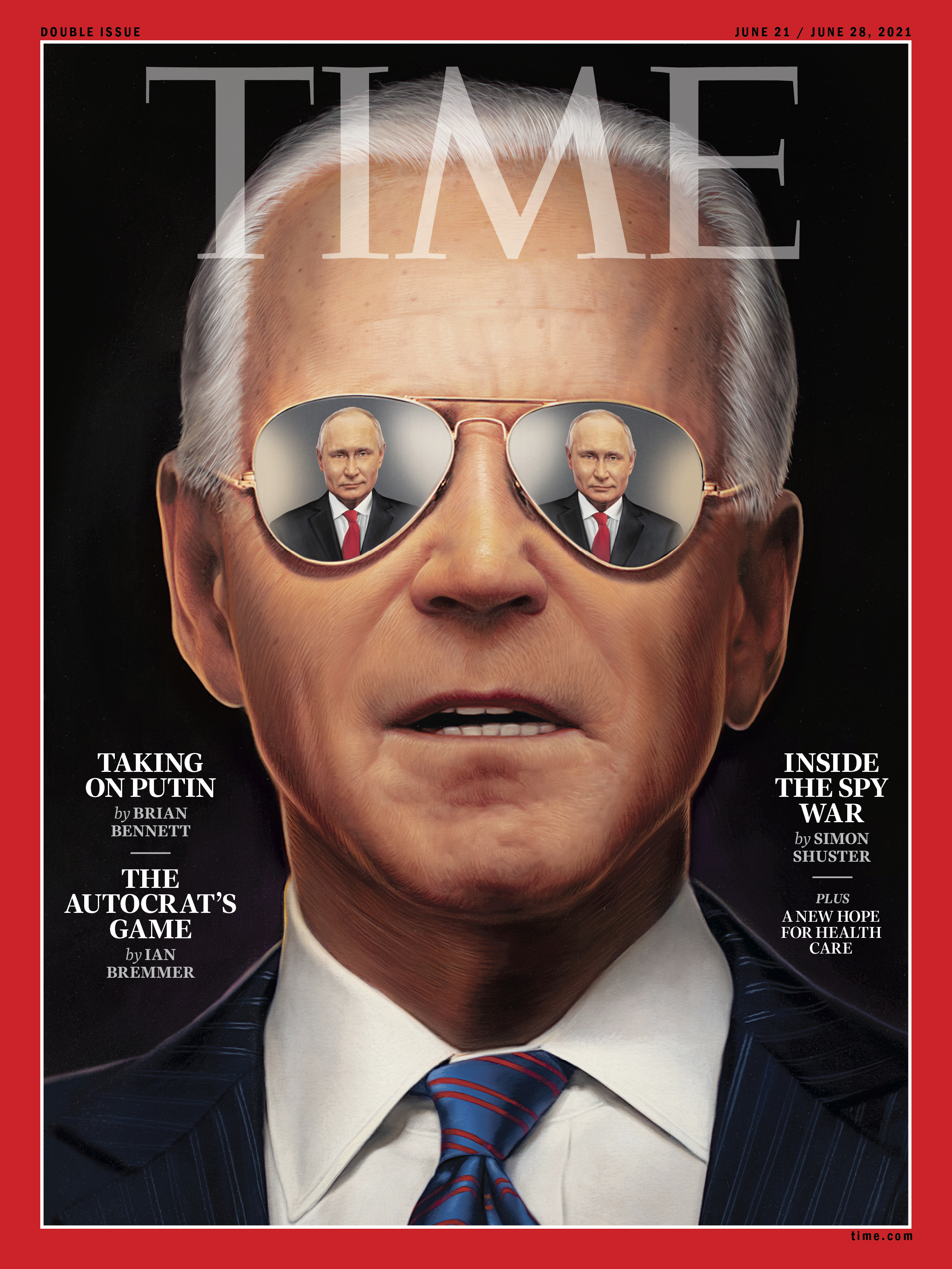 Joe Biden Putin Time Magazine cover
