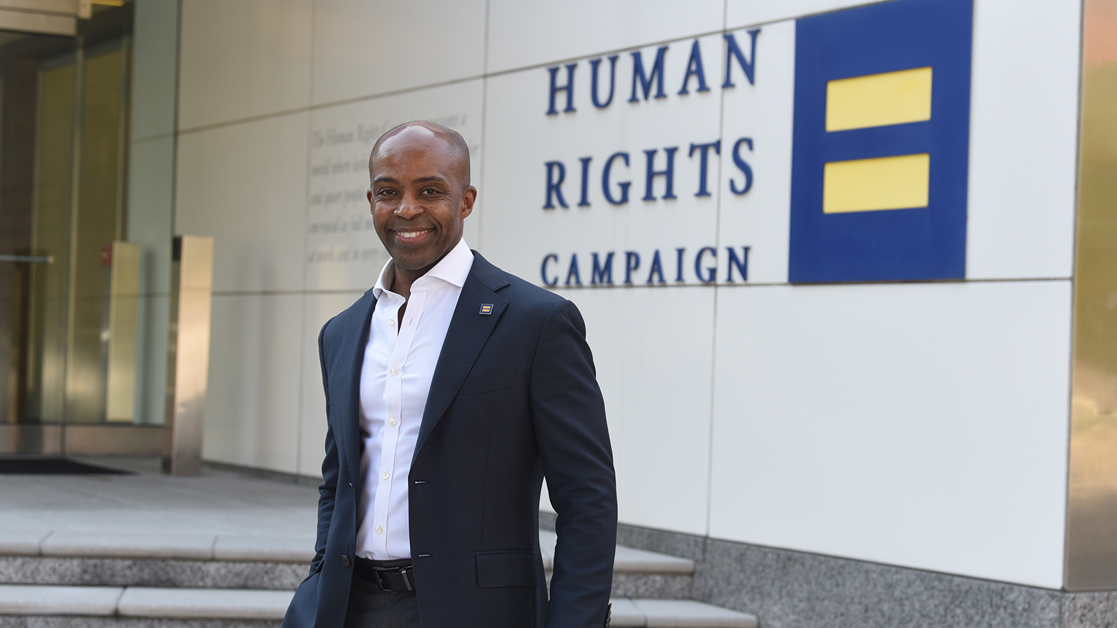 Alphonso David, the president of Human Rights Campaign, on June 26, 2019 in Washington. (Kevin Wolf/AP Images for Human Rights Campaign)
