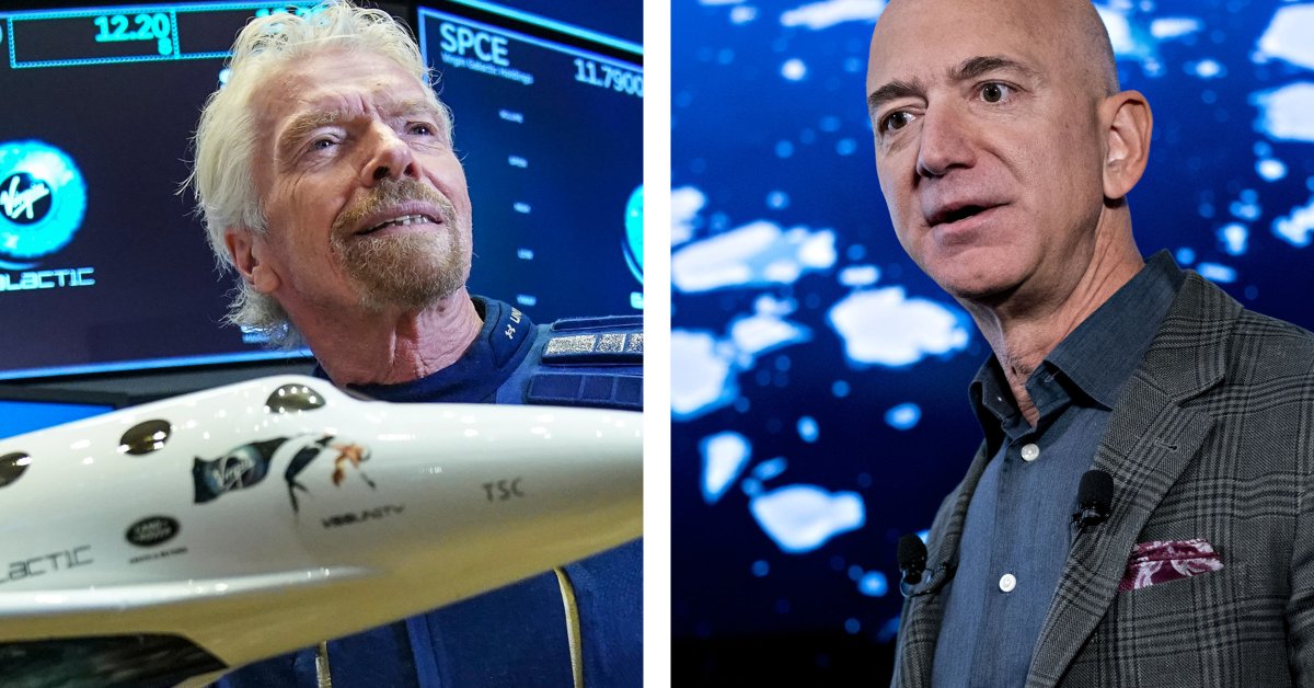 Branson and Bezos Personally Experience The Thrill of Suborbital Flight