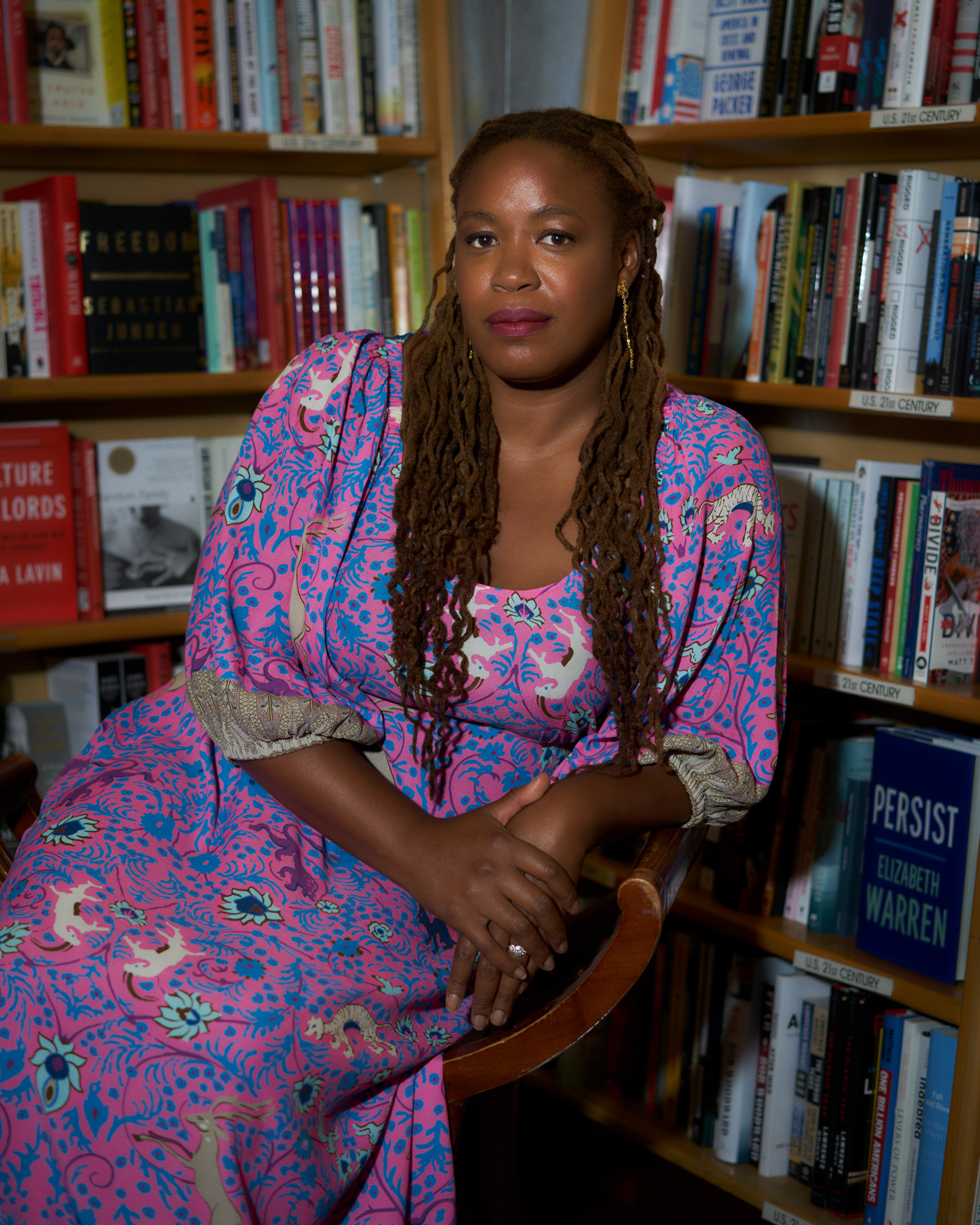 McGhee at McNally Jackson Books in Manhattan on July 1 (Yael Malka for TIME)