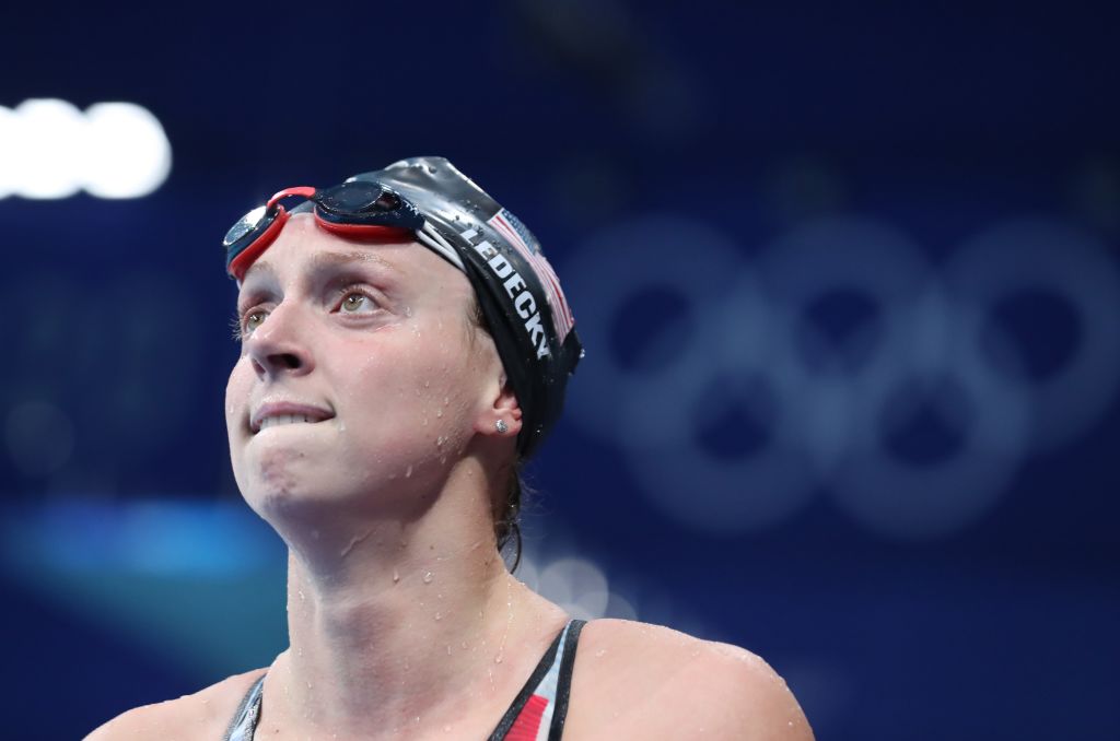 Katie Ledecky wins Tokyo Olympics women's 1,500-m freestyle