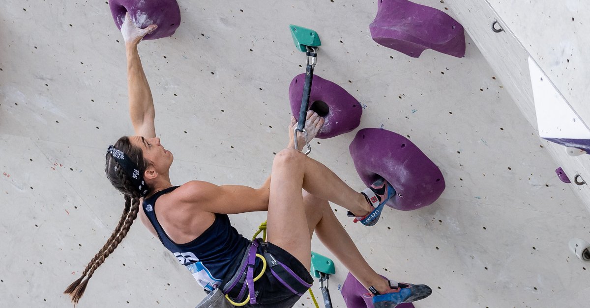 Here’s a Free Olympic Sport Climbing Lesson