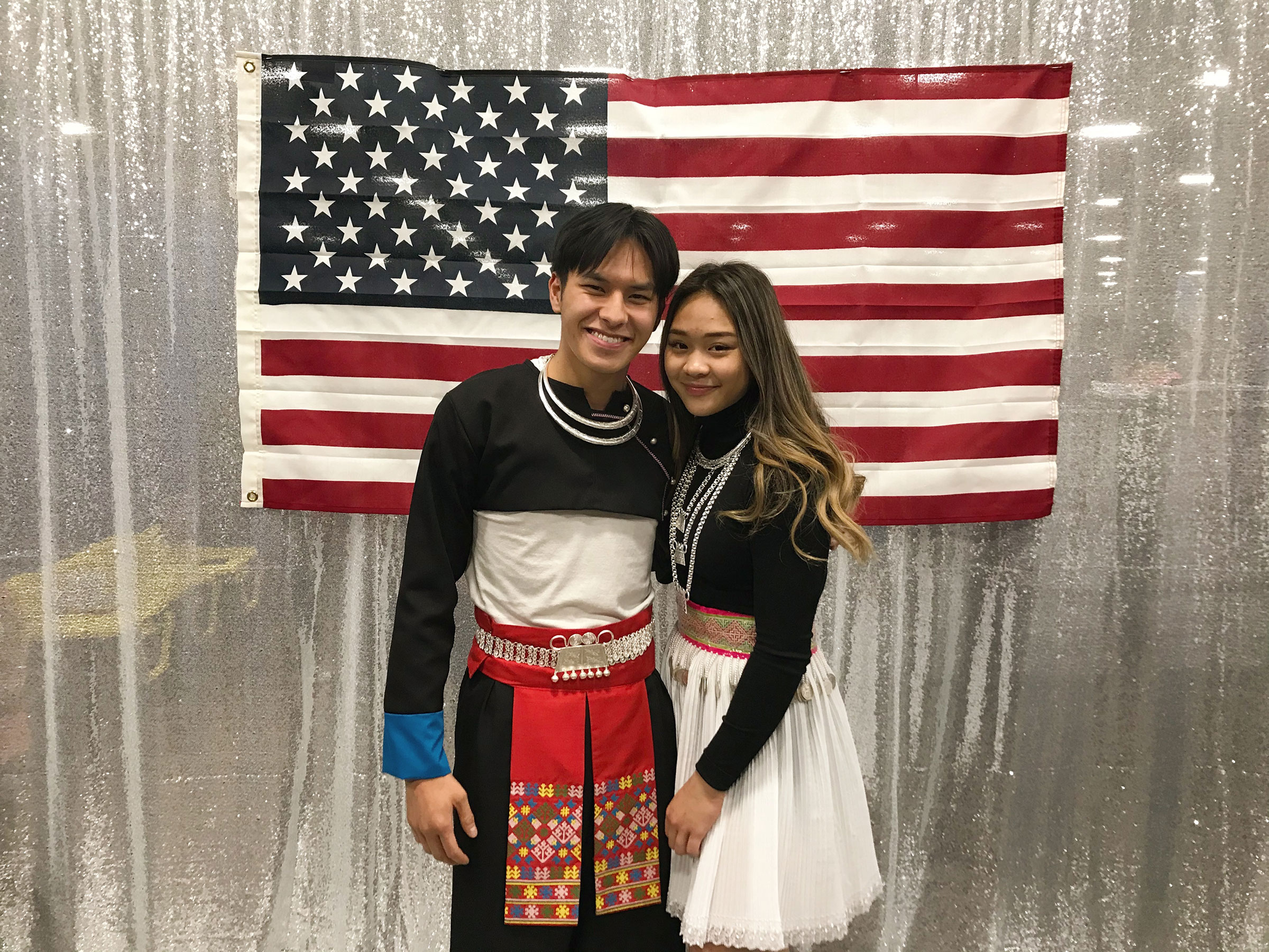 Phillipe Thao first met Sunisa Lee at the Twin Cities’ Hmong New Year in 2019. (Courtesy Photo)