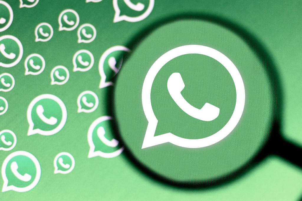 The WhatsApp logo (Rafael Henrique/SOPA Images/LightRocket via Getty Images)