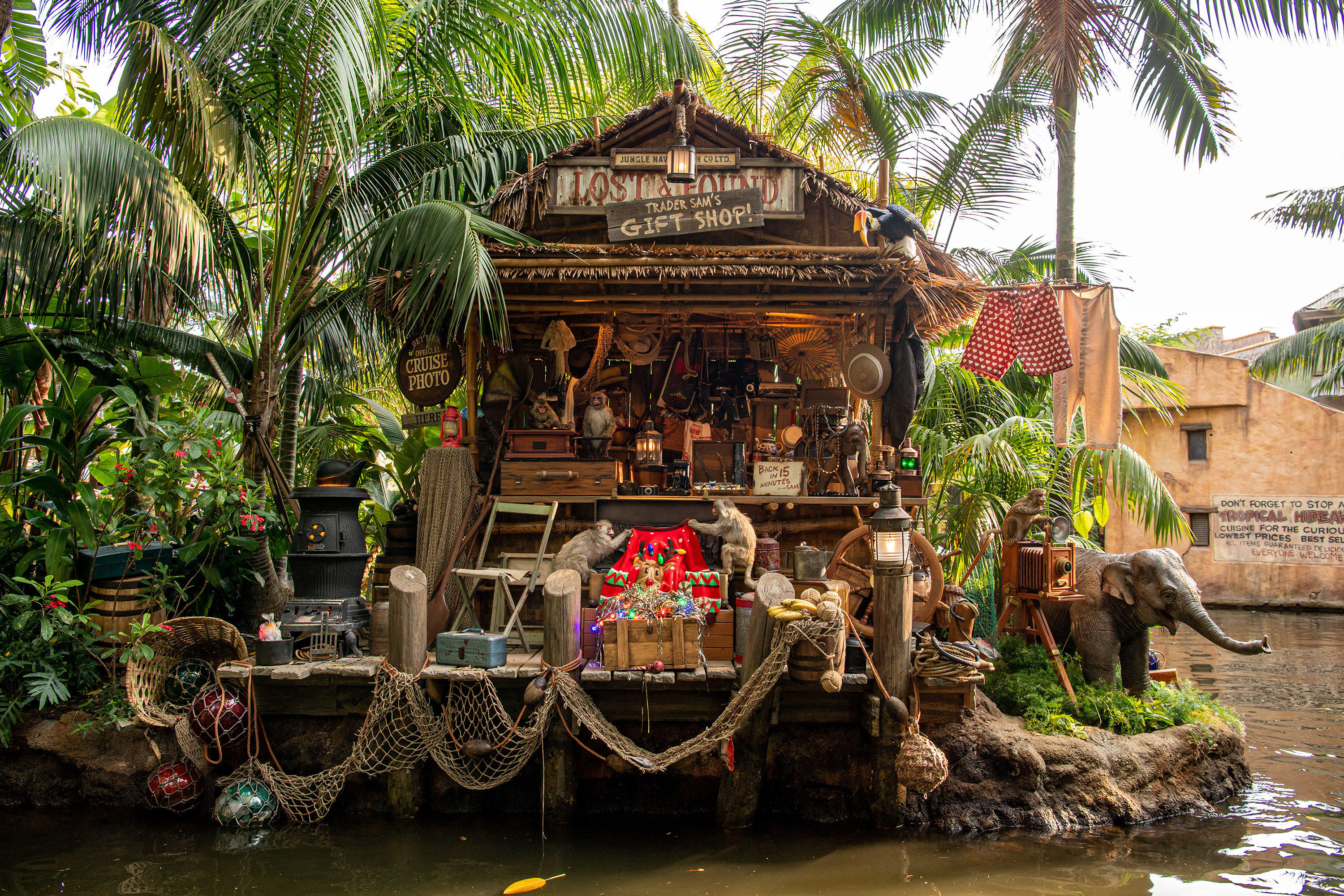 The new  Trader Sam's Gift Shop!  installment at Disneyland Park's reopened Jungle Cruise