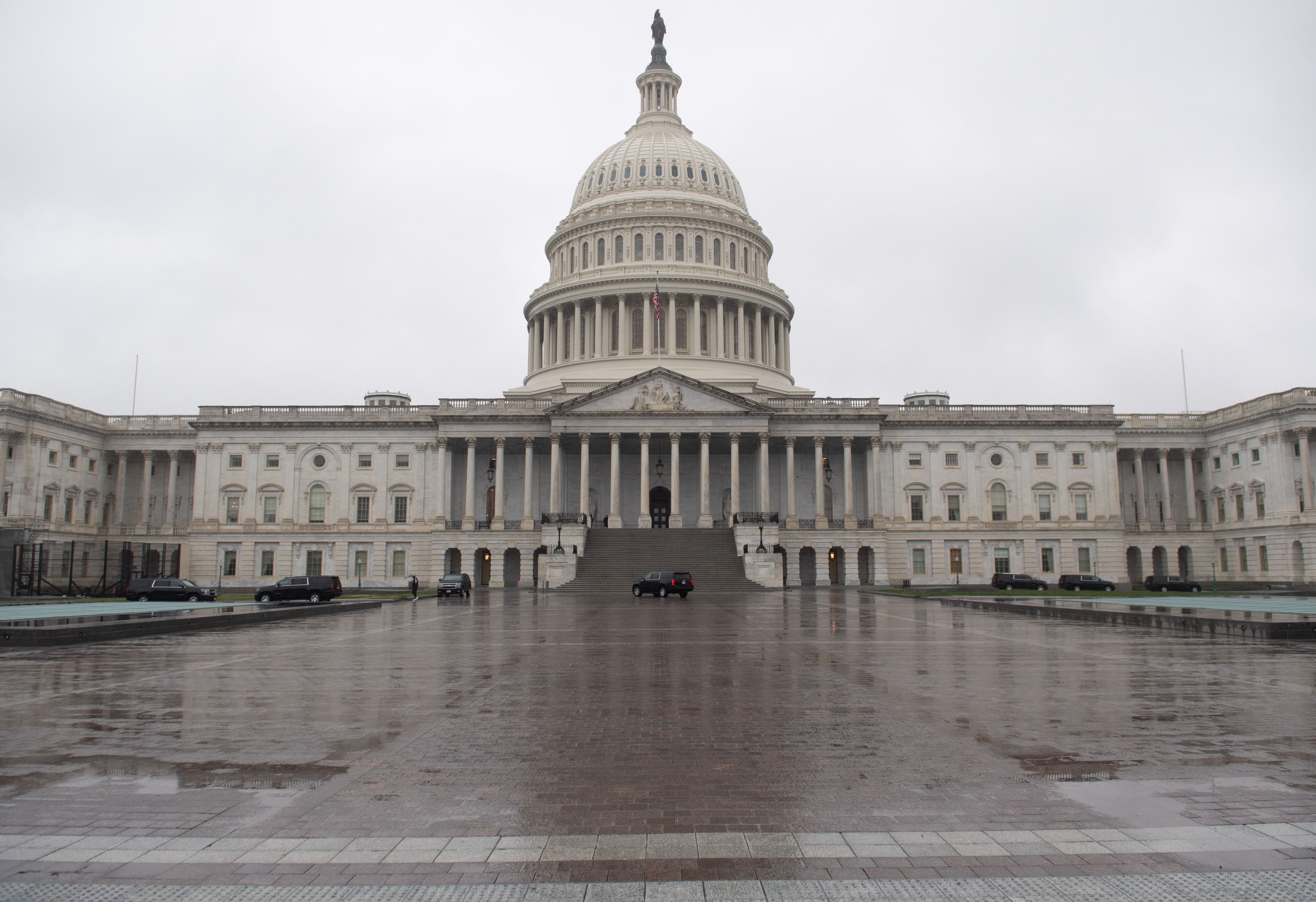 The US Capitol is seen in Washington, DC, March 23, 2020.